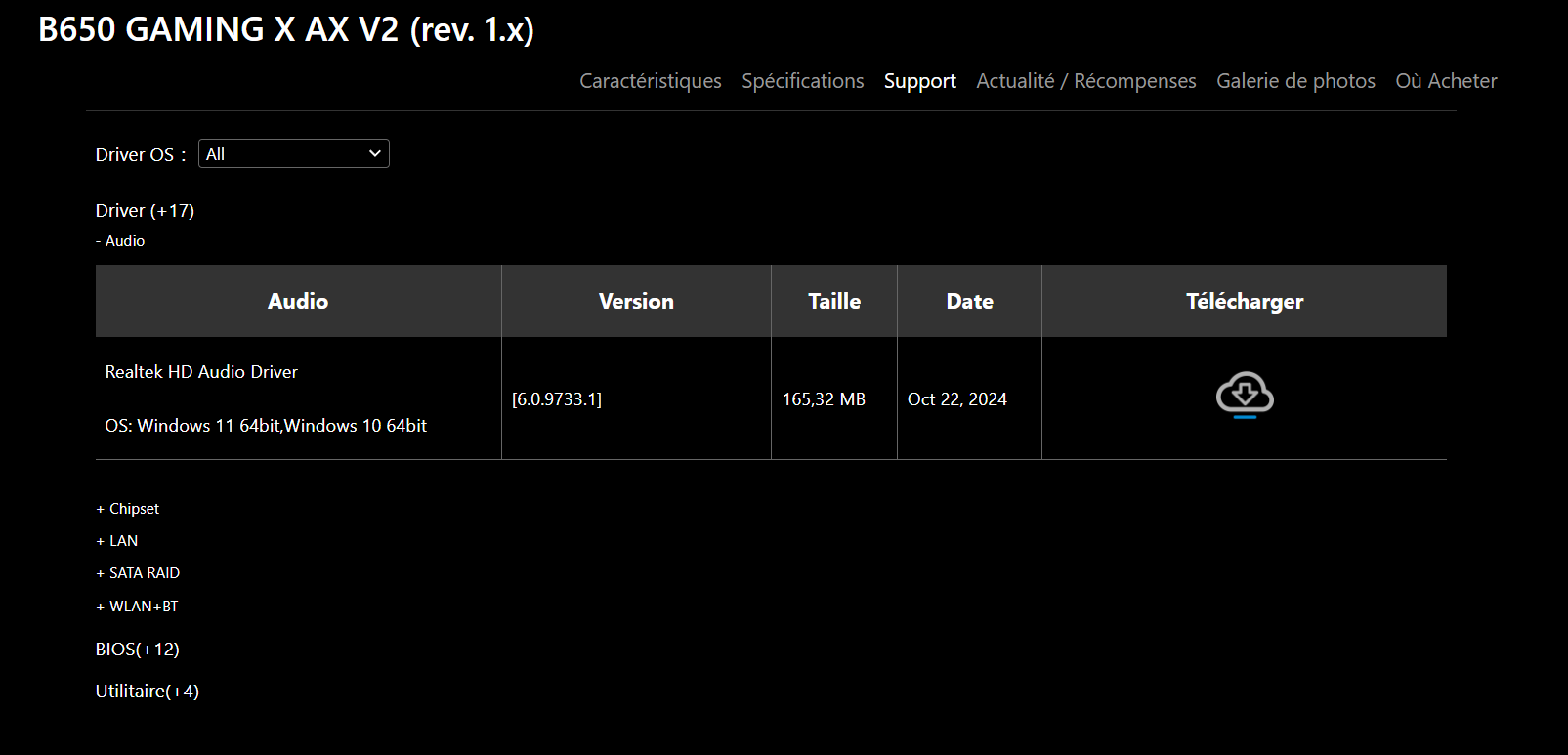 Ensuite va dans la section BIOS